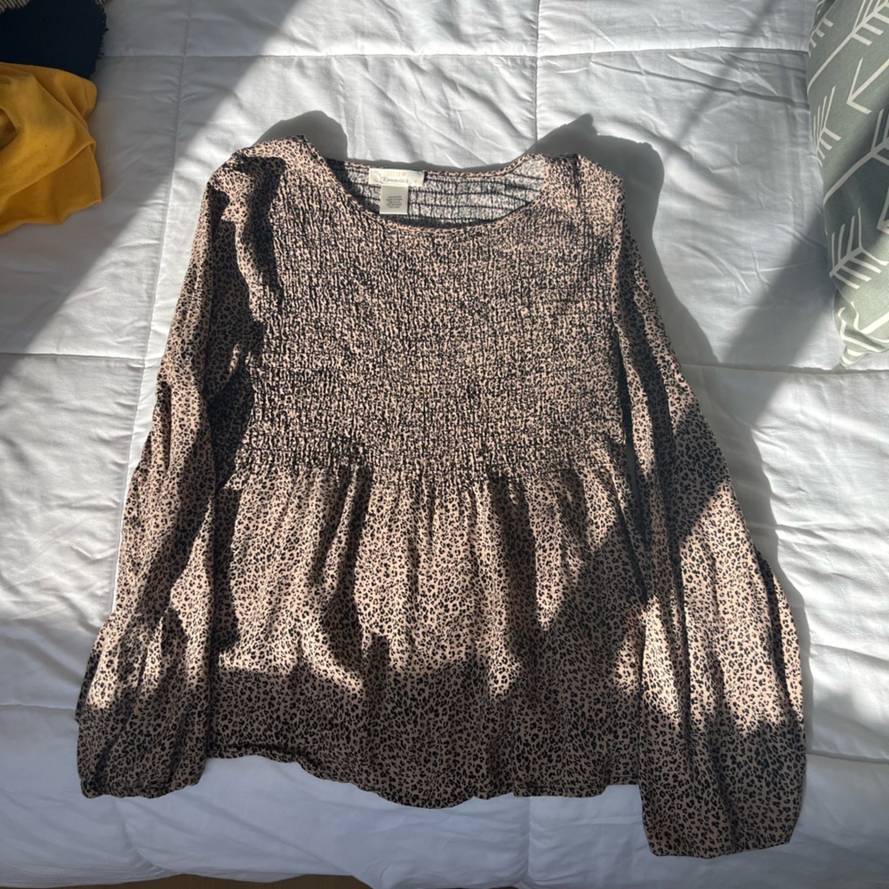 Urban Romantics Cheetah Long Sleeve Top - Picture 2 of 5